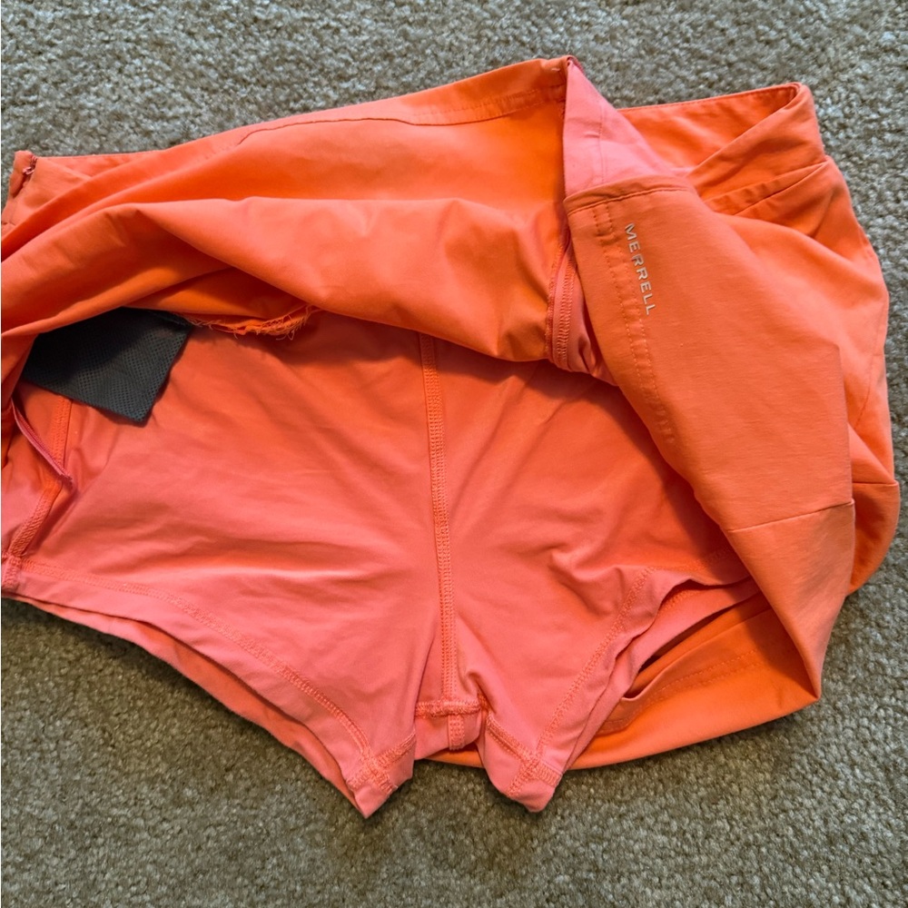 Merrell Orange golf ⛳️ 🎾 tennis skirt/skort sz 12 - Picture 6 of 8
